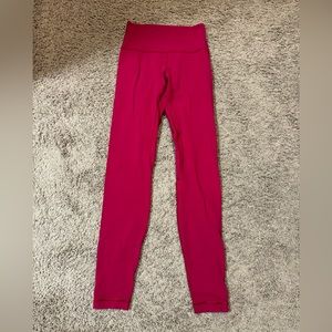 Lululemon Align High Rise 28” Leggings Size 4 Ruby Red